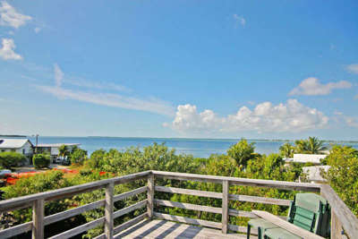 Cudjoe Escape - Cudjoe Key Florida -  Roof top star deck with spectacular views of Cudjoe Bay - Florida Keys Realty